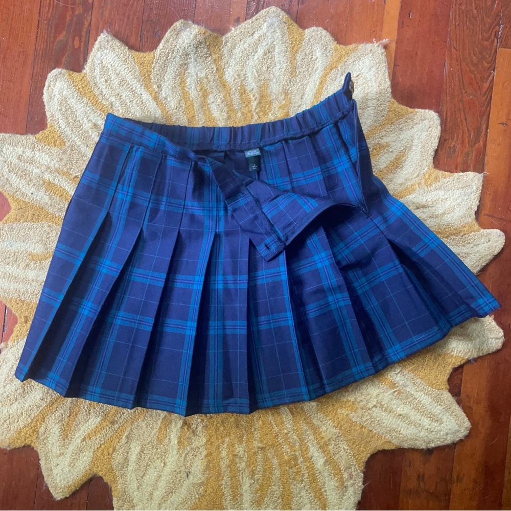 Wild Fable blue tartan mini skirt 💙